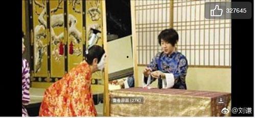 刘谦日本下跪图片,文化差异下的礼仪之争